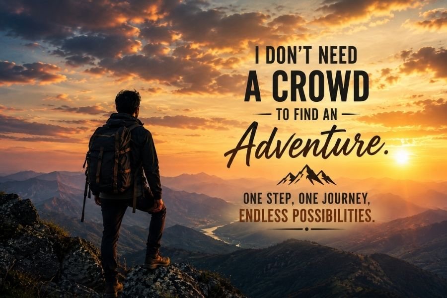 solo adventure quotes