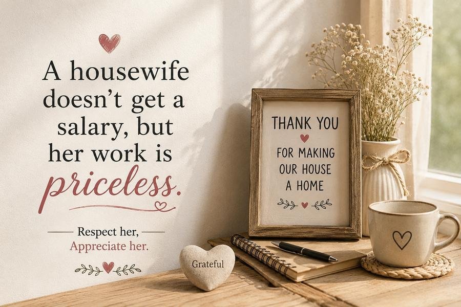 Respect housewife quotes and appreciation messages